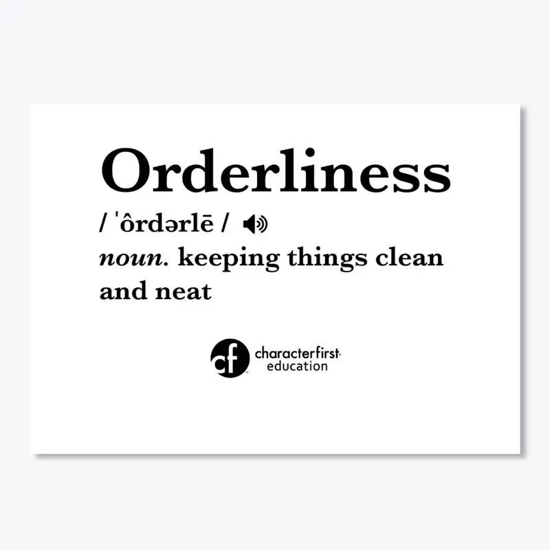 Orderliness Definition