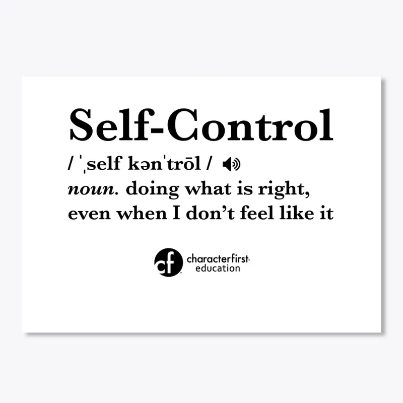 Self-Control Definition